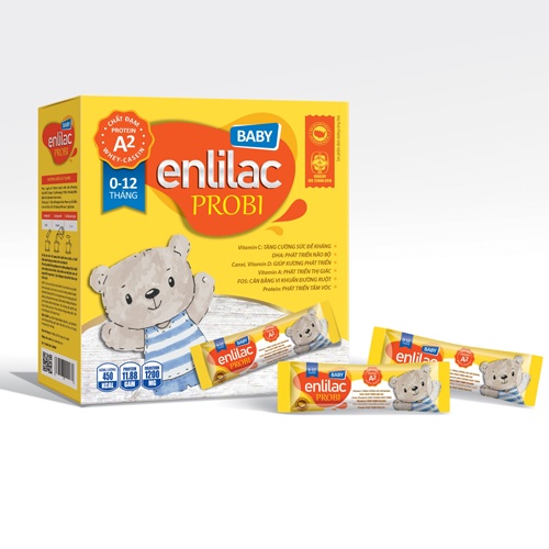 Sữa Enlilac Probi Protein A2 Baby 2 Hộp 400 tăng chiều cao phát triển trí não cho bé
