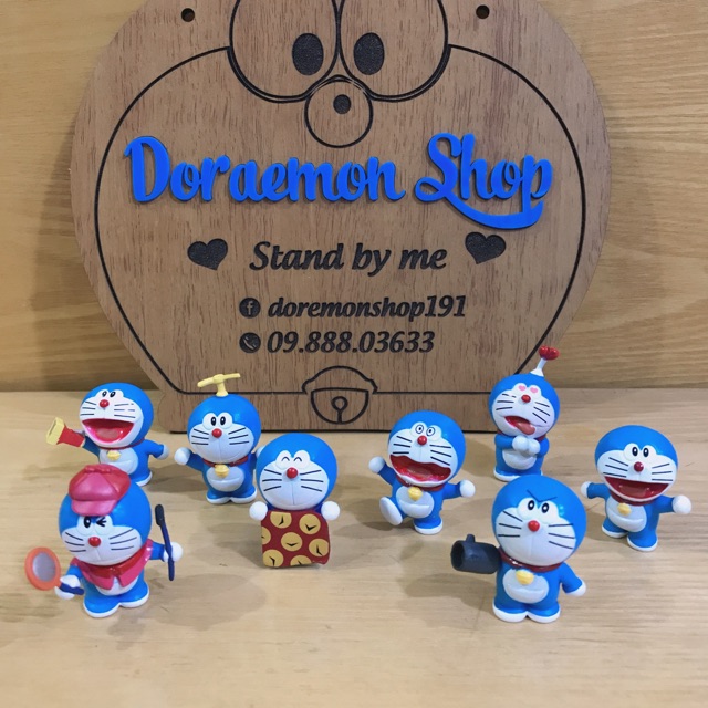 Bộ 8 Mô Hình Doremon Doraemon Bảo Bối Thần Kì