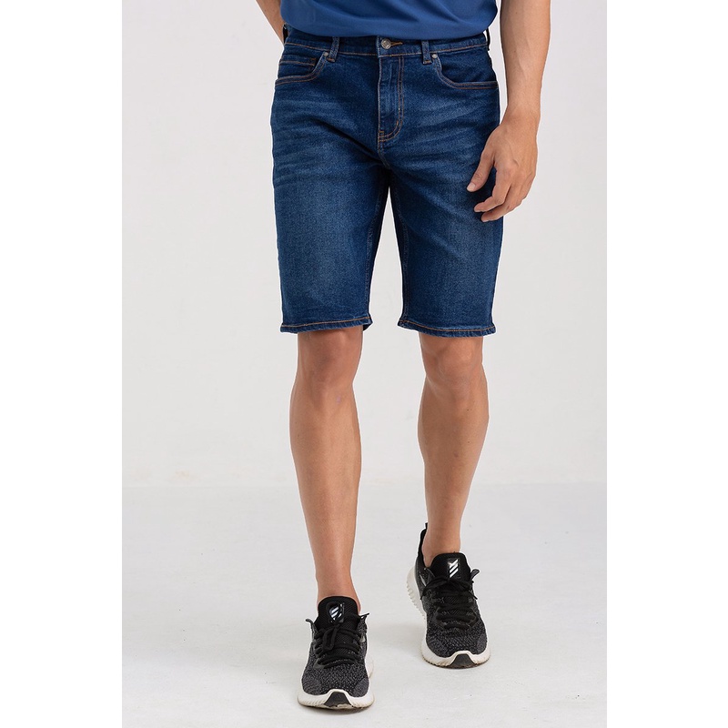 Quần short jeans nam form vừa , phong cách trẻ trung, năng động thoải mái John Henry - SP22SS02-JN