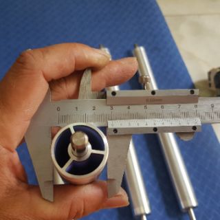 Rulo nhôm phi 30mm,dài 325mm,trục 8mm