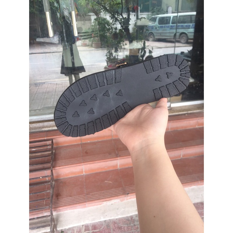 Dép Sandal Nam Rọ Gờ Cê Đinh Vàng Đế Cao Su Cao Cấp Êm Mềm