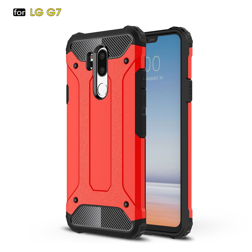 For LG G6 G7 G8 thinQ/G8s thinQV40 V50 PC+TPU King Kong Armor Phone Hard Case