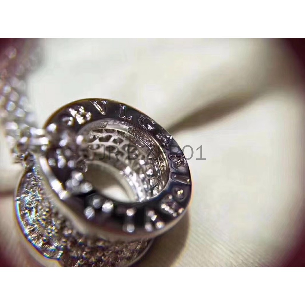 Vòng cổ Vàng Hồng 18k B. Zeroo1 Mới 2022 Đính Kim Cương Nhân Tạo