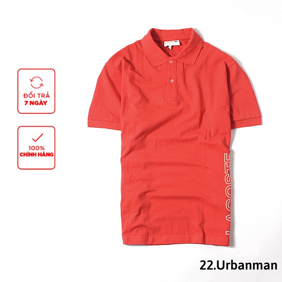 Áo thun Polo nam cổ bẻ vải cá sấu Cotton xuất xịn, chuẩn form,sang trọng-lịch lãm 22.Urbanman (Màu Đỏ)