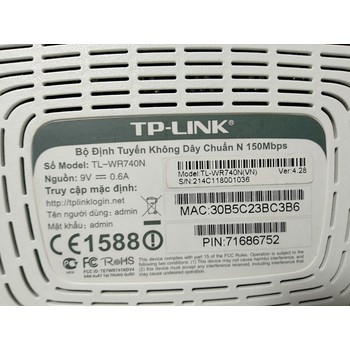 Bộ Phát Wifi TPLINK TL-WR740N 1 râu tốc độ 150Mbps - Wifi tplink 740N hàng chính hãng