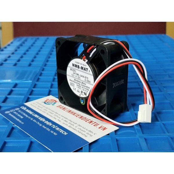 [ 1 Chiếc ] Quạt NMB 2410ML-04W-B76 12V 0.58A 60*60*25MM