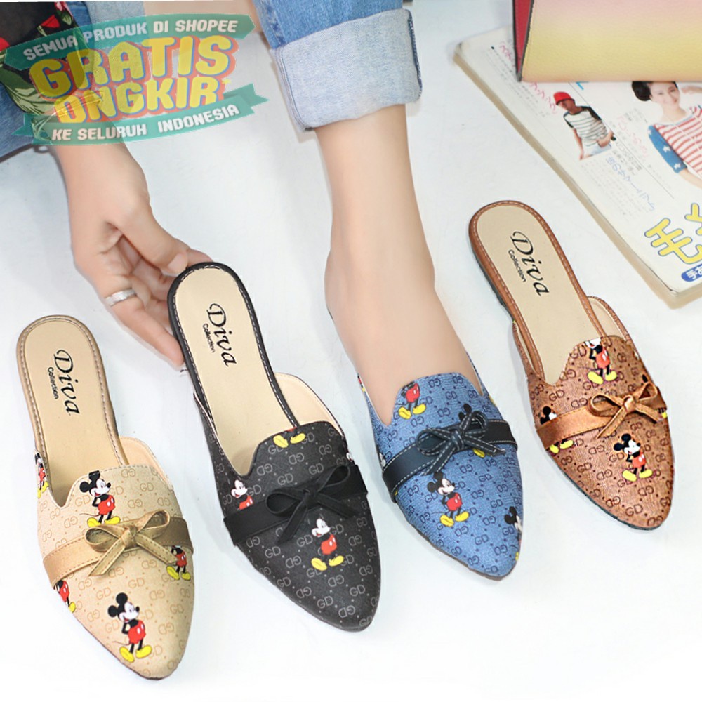 Dây cáp chuột Mickey LF 02 R45 T5 FLAT SHOES cho nữ