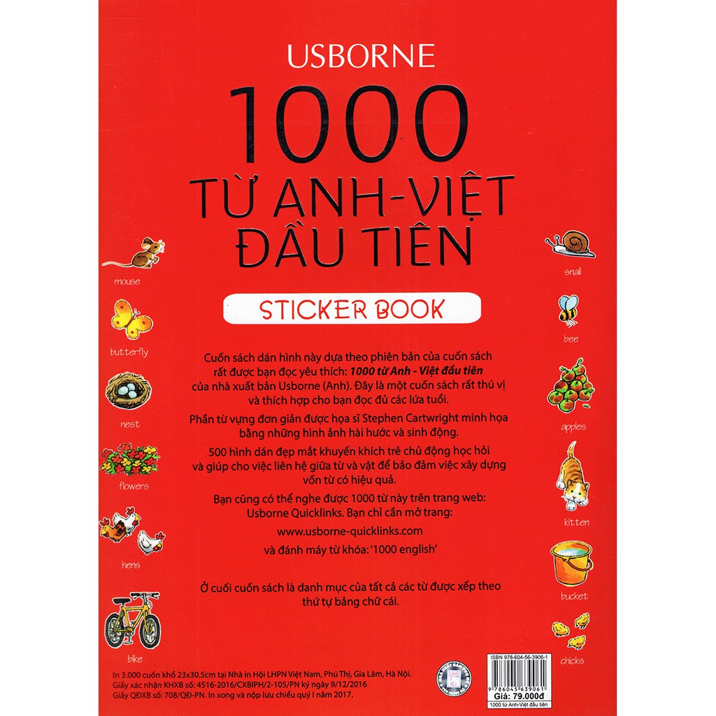 Sách-1000 từ Anh - Việt đầu tiên