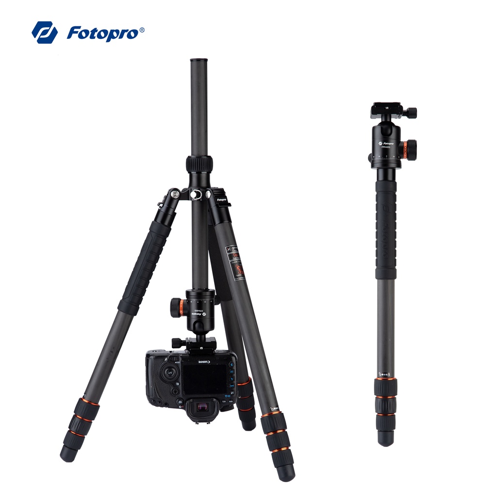 Chân Máy Ảnh Carbon Hiệu Fotopro X-go Max - Monopod. Hàng Chính Hãng