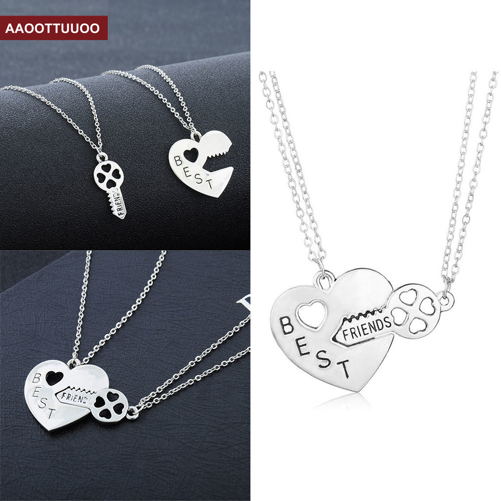 vòng cổ Mặt Chìa Khóa Và Trái Tim Cho Cặp Đôi