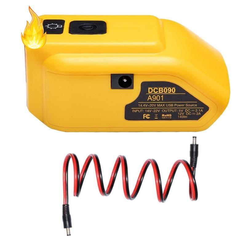 Bộ Chuyển Đổi Nguồn Điện DCB090 DCB090 Cho Pin DeWalt 18V 20V Max