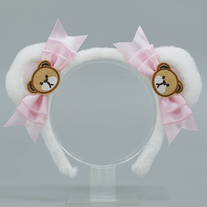 Băng Đô Cài Tóc Hình Tai Gấu Dễ Thương