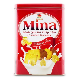 Bánh Quy Bơ Thập Cẩm MINA - Hộp thiếc sang trọng