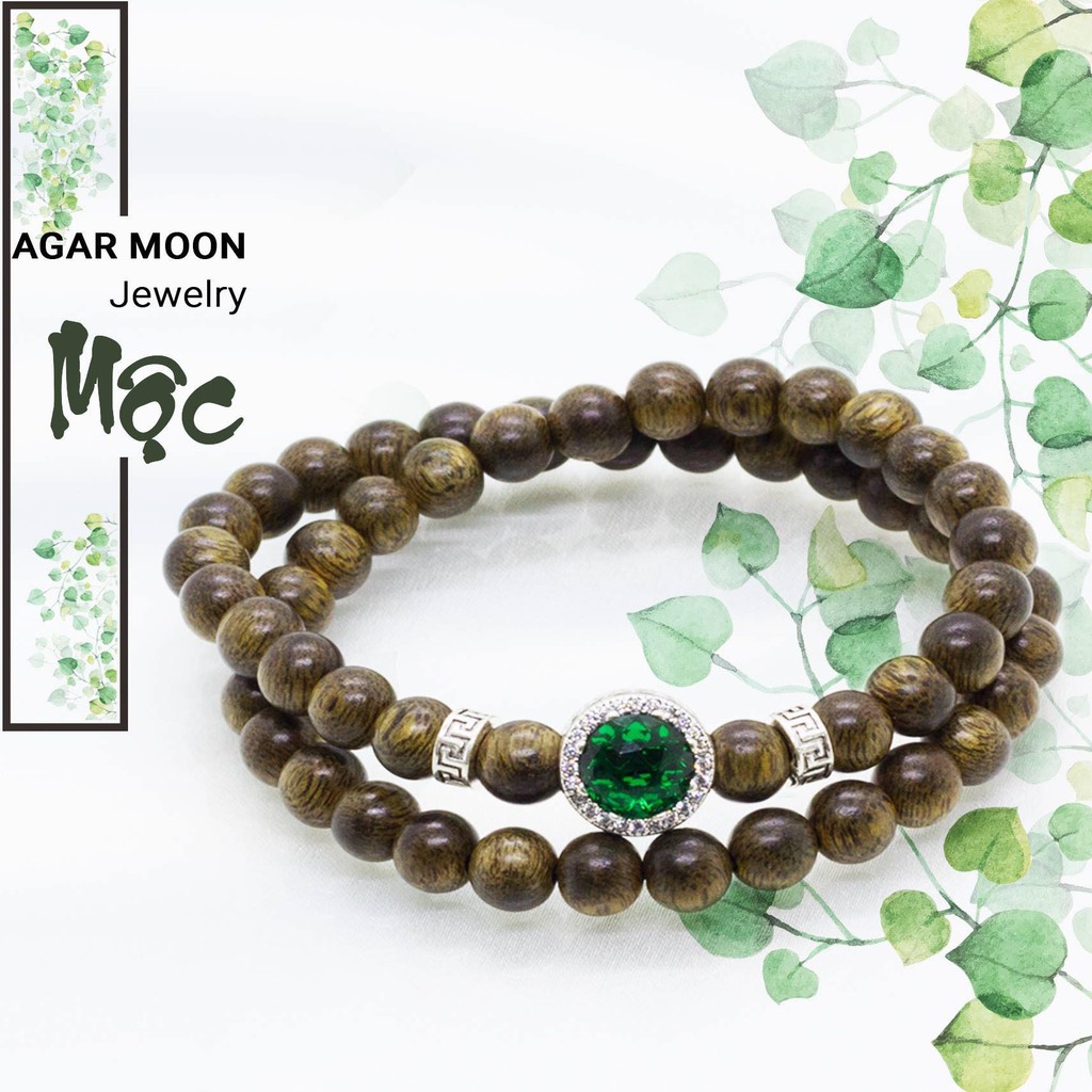 Vòng Trầm Cho Nữ mix cùng đá Ngũ Sắc hợp từng Mệnh 57 hạt 6mm siêu đẹp | BigBuy360 - bigbuy360.vn
