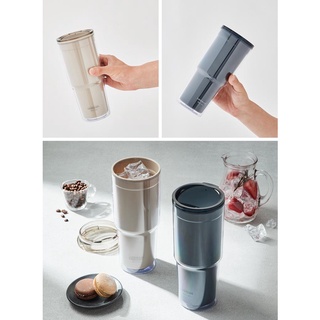 Ly nhựa 2 lớp Lock&Lock double wall cold cup 900ml HAP502