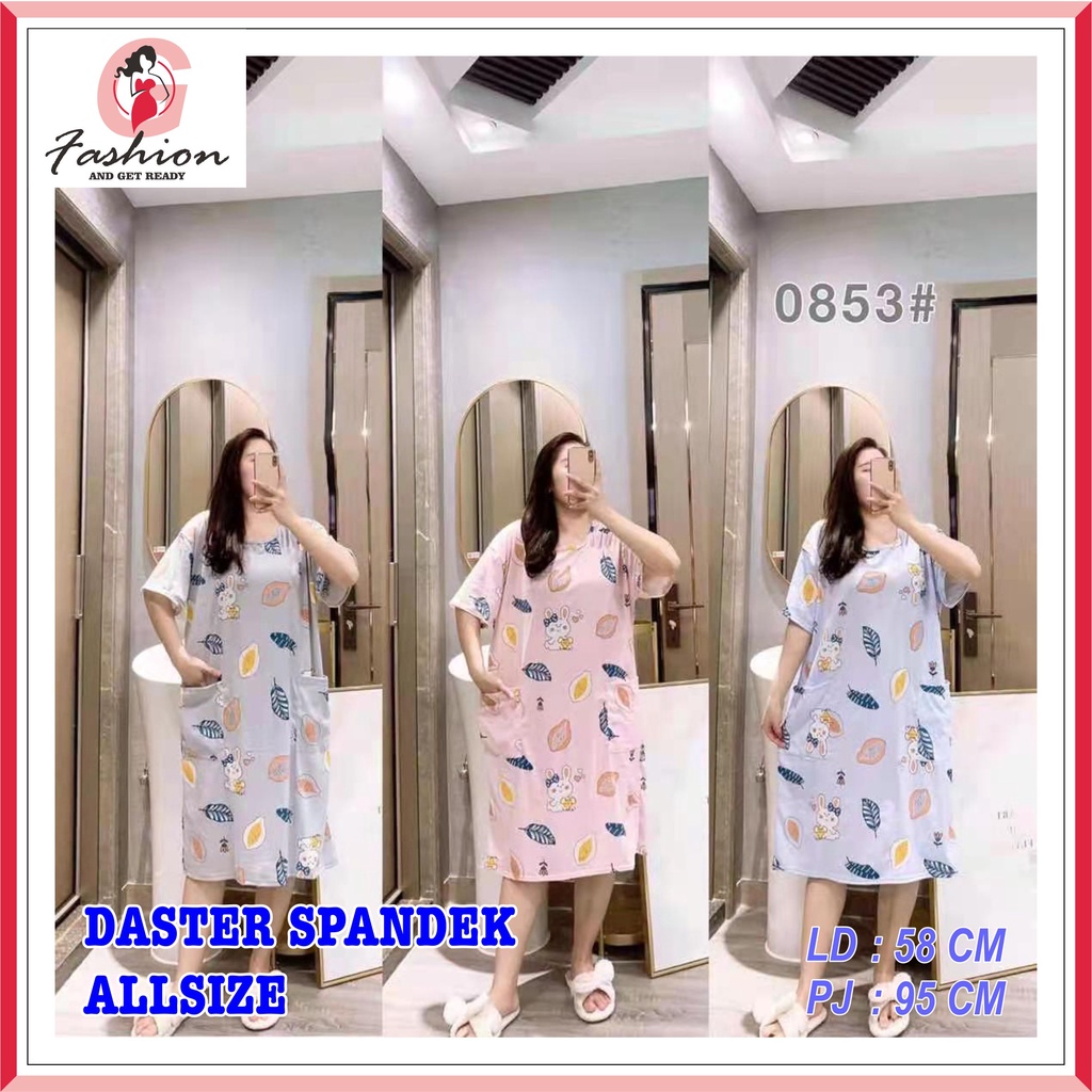 Daster Spandex Nhập Khẩu Quần Áo Ngủ Màu PASTEL / Quần Áo Ngủ Vừa Vặn Với XL