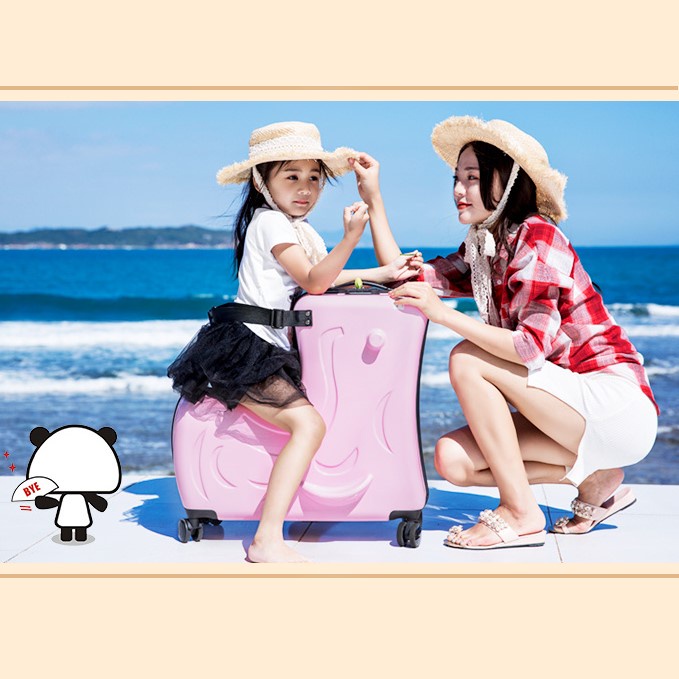 Vali Kéo Cao Cấp Valy Cho Bé Có Chỗ Ngồi Tiện Lợi