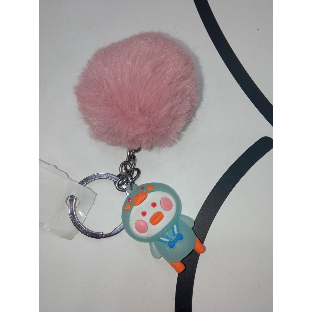 Móc khóa cục bông nhiều hình