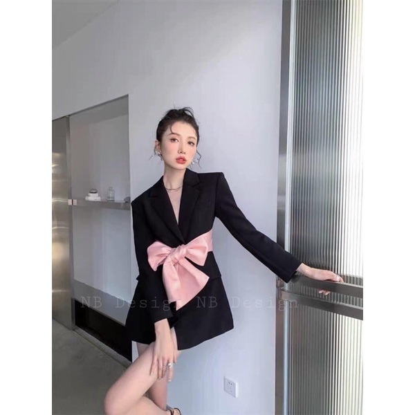 Áo vest phối nơ ( kèm ảnh thật)