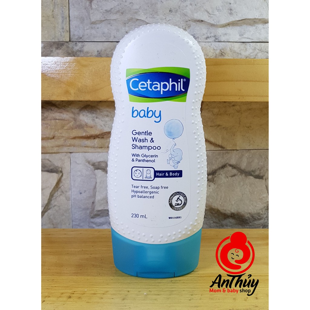 Sữa tắm gội Cetaphil Baby cho trẻ sơ sinh