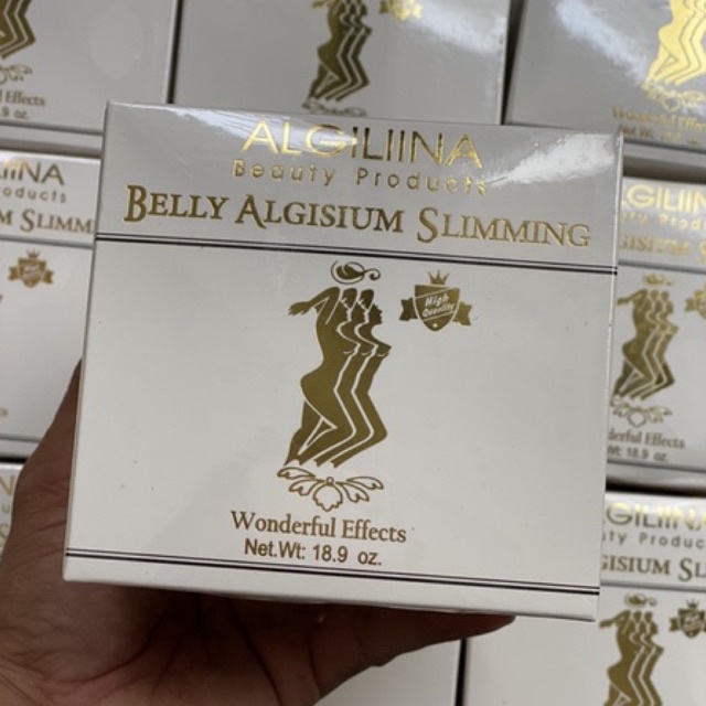 Kem tan mỡ ALGILINA  Algisium Slimming Body, Kem Tan Mỡ bụng Eo Thon Gọn, Đánh Bay Mỡ Thừa