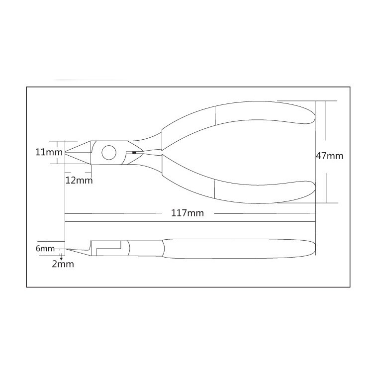 Kềm Kìm Cắt Nanye Ipliers kèm Bao da và đầu bảo vệ Gundam LBX 30MM Dụng Cụ Mô Hình Nhựa Đồ Chơi Lắp Ráp