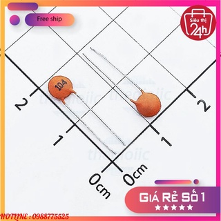 Tụ gốm 104 - 100pf - 50v - linh kiện điện tử