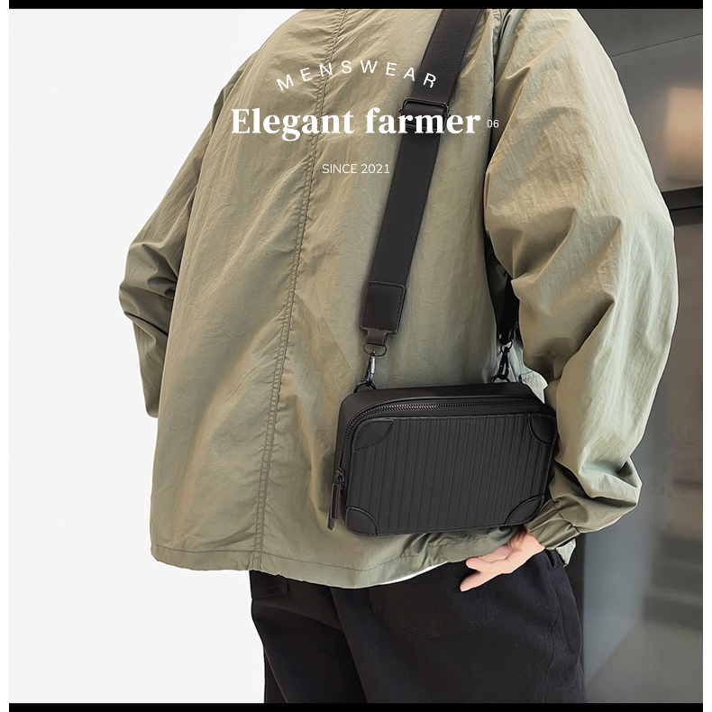 Túi đeo chéo thời trang phong cách Hàn Quốc nam & nữ EF