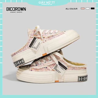 Giày Lười Vải Thời Trang Hàn Quốc Cho Nữ