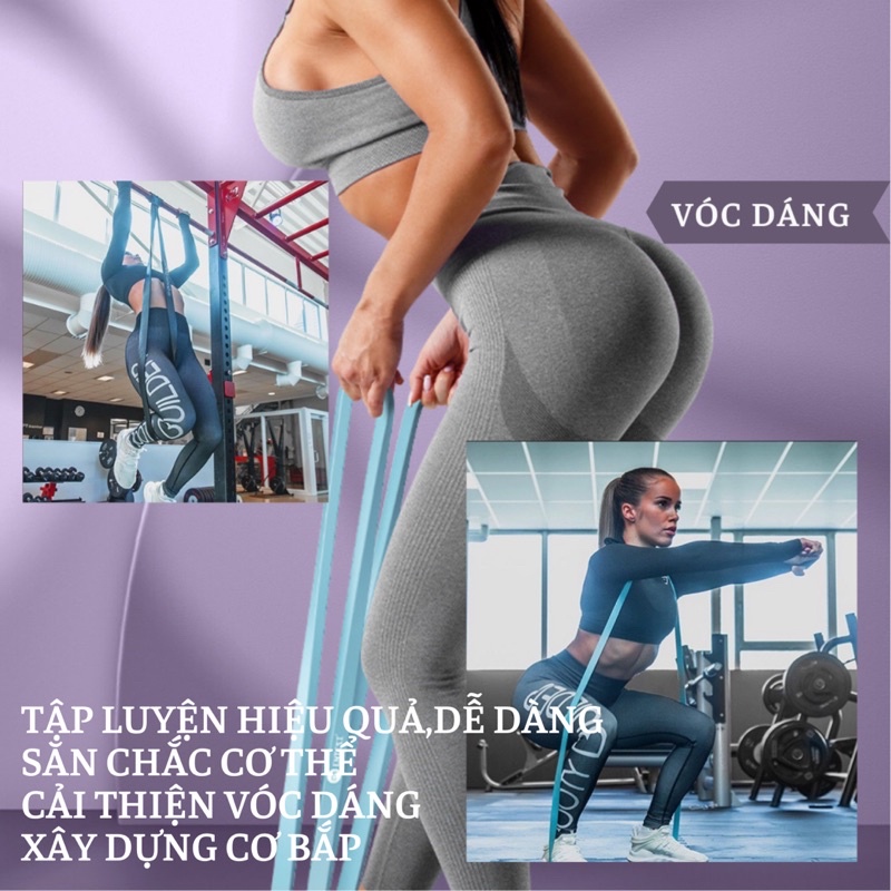 Dây Kháng Lực Đa Năng , Dây Đàn Hồi , Dây Kháng Lực Tập Gym , Hỗ Trợ Giảm Cân , Dụng Cụ Tập Luyện Tại Nhà