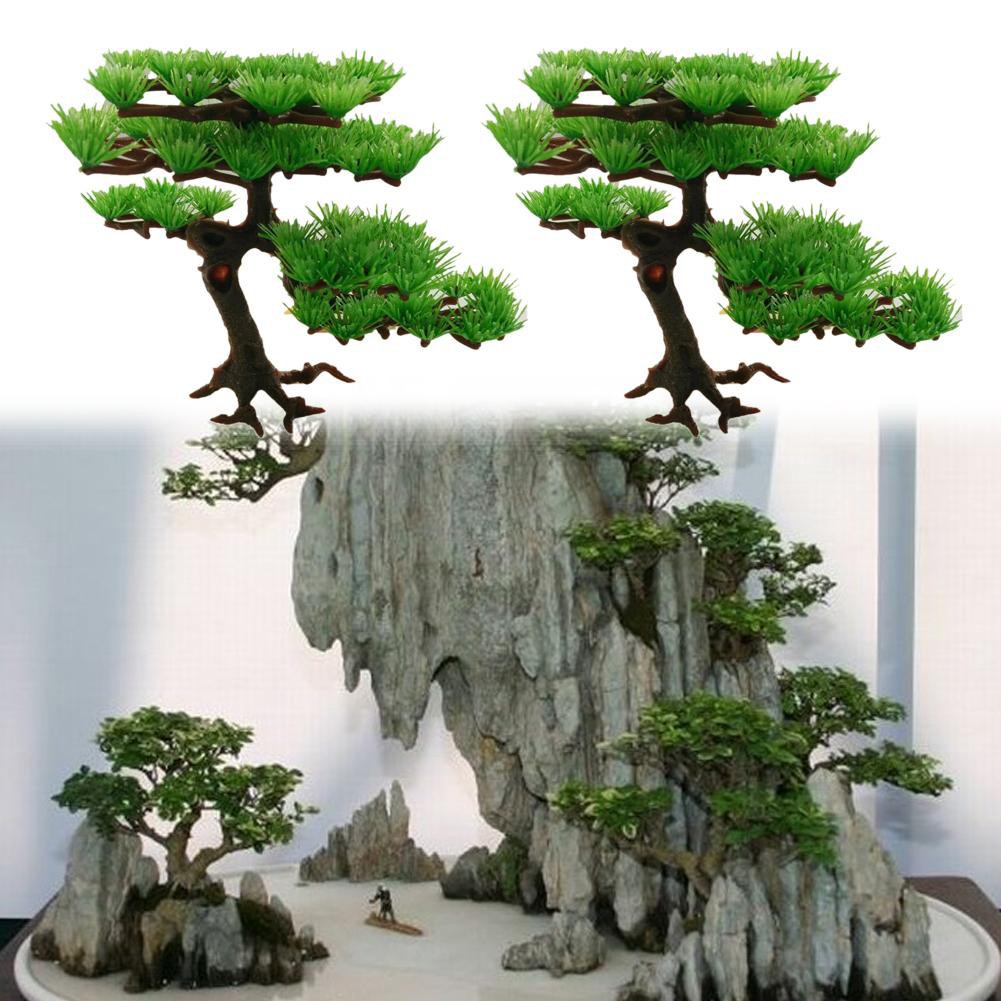 🐬🐬 Cây Bonsai giả trang trí bể cá cảnh - hồ cá mini để bàn - tạo cảnh quan cho bể cá