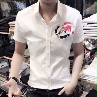 Sơ mi tay ngắn ecko 2 mặt