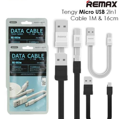 COMBO 2 DÂY SẠC CỔNG MICRO REMAX. RC-062 CHO HĐH ANDROID