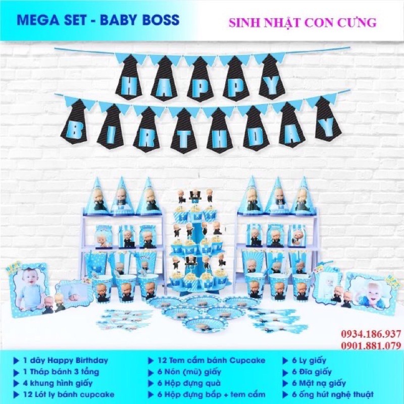 Set mega Nhóc Trùm Cho Bé Trai