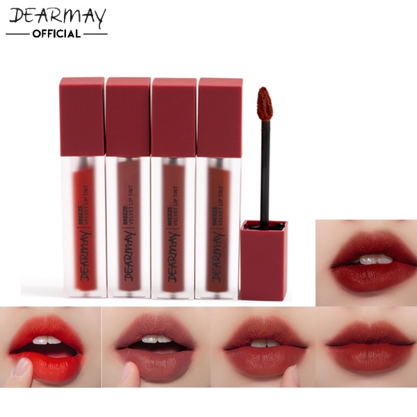 Son Kem Lì Dearmay Breeze Velvet Lip Tint No.02 Nude Peach