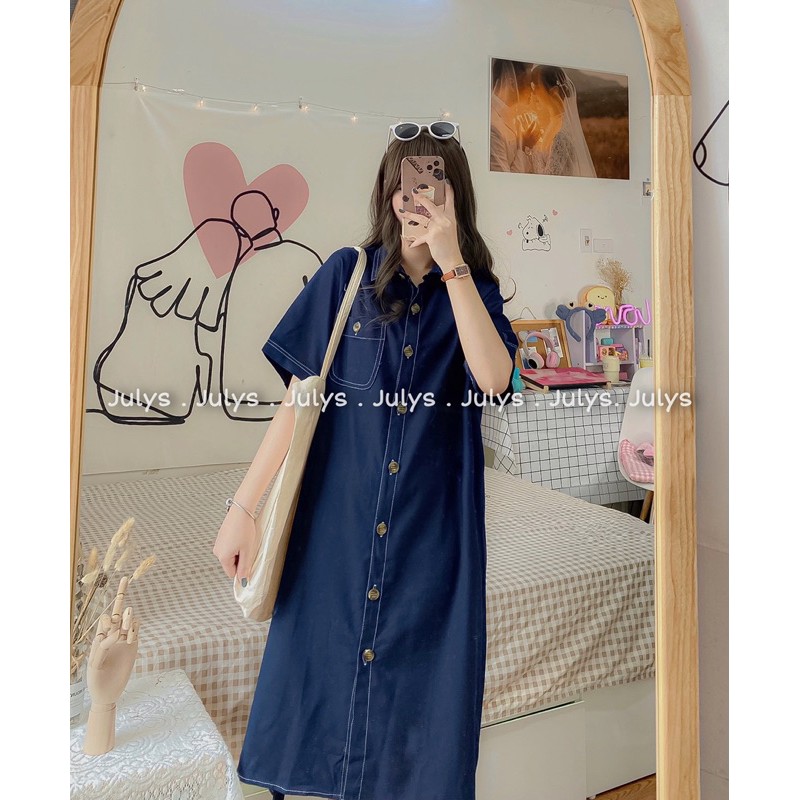 [Mã FATHANG5 giảm 10K đơn 50K] Váy sơ mi linen (ảnh thật shop chụp kèm video) | BigBuy360 - bigbuy360.vn