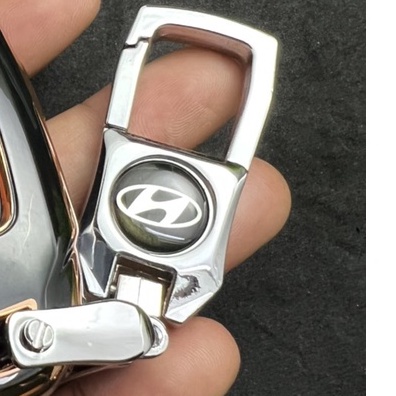 Bao chìa khóa Đen Vàng- Ốp chìa khóa TPU Đen Vàng xe ô tô HYUNDAI Accent 2021