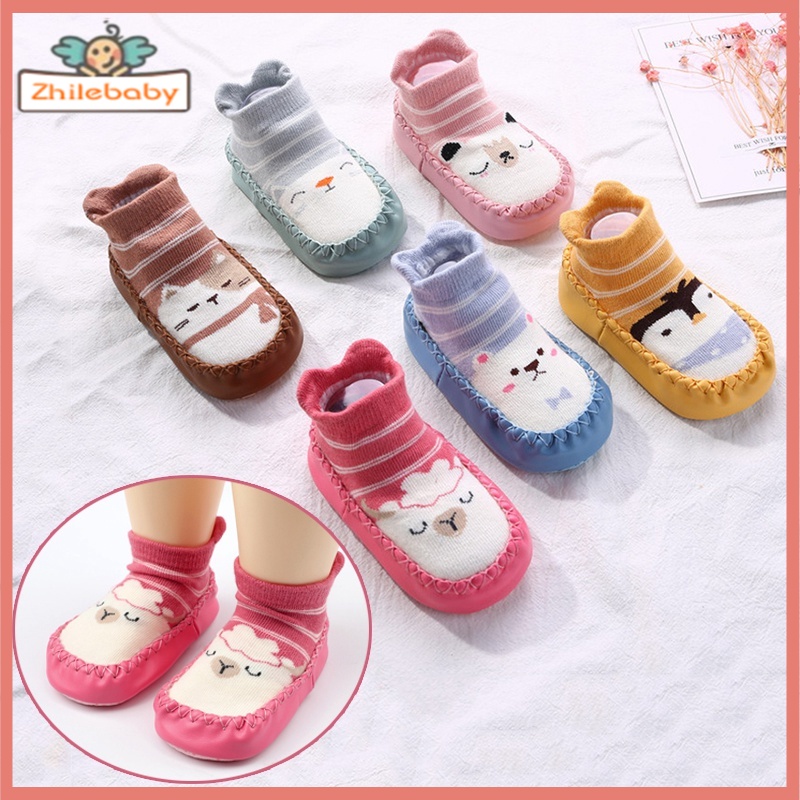 Dễ Thương Đôi Vớ Cotton 3d Chống Trượt Cho Bé Sơ Sinh