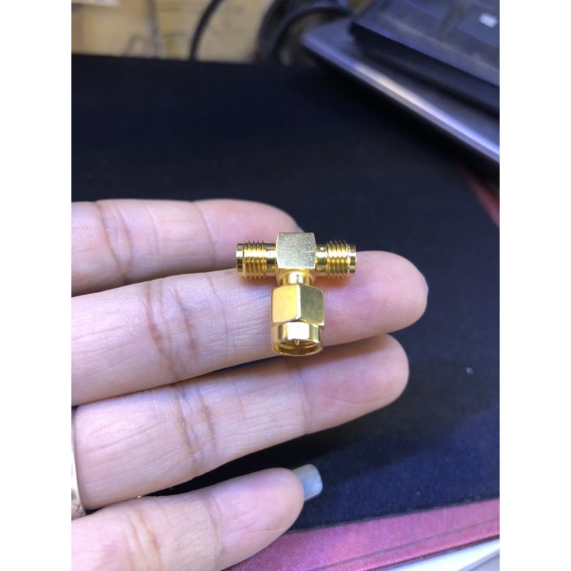 Jack chia SMA đực ra 2 SMA cái hàng cao cấp ảnh thật