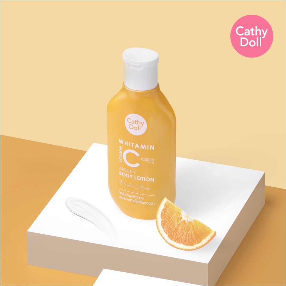 Sữa dưỡng thể trắng da CATHY DOLL Whitamin Vitamin C Arbutin Body Lotion