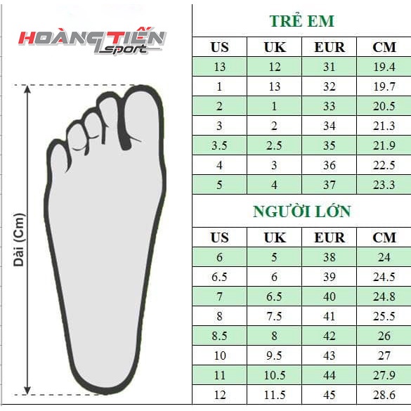 Giày Đá Bóng Size Lớn (45, 44, 43) MTP