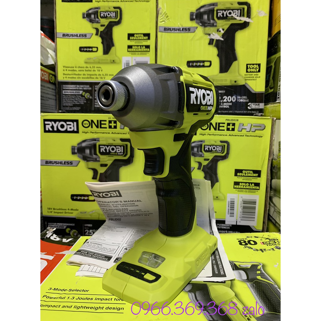 Máy bắn vít RYOBI 18V HP ONE+ - PBLID02B