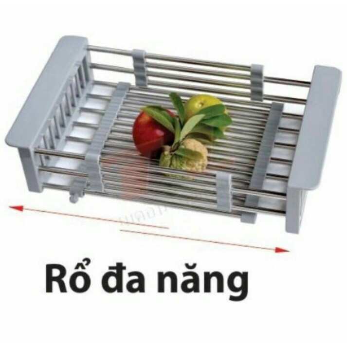 CHẬU RỬA CHÉN  INOX ĐÚC 304 - 1 HỘC CÓ CHÂN KT 60x45x78 DxRxC