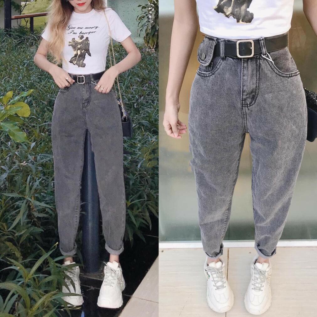 Quần Baggy Jean Nữ Túi Nắp Thời Trang HOT TREND 2021 - 95