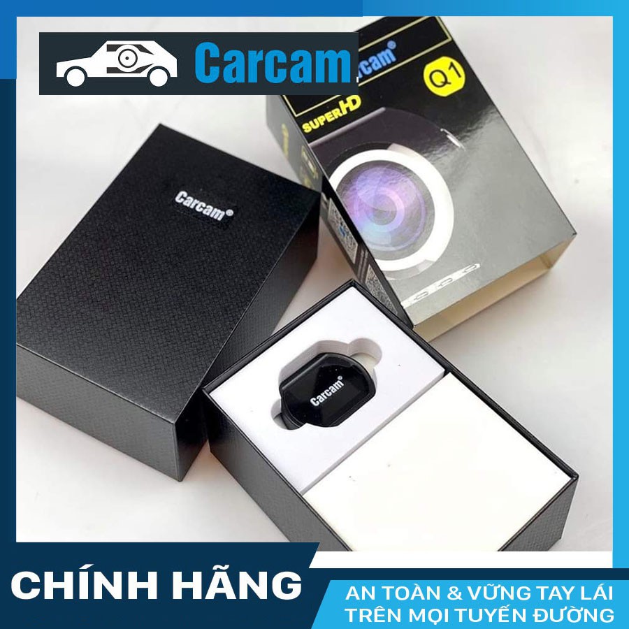 Camera hành trình ô tô Carcam Q1 có Wifi GPS siêu nhỏ gọn + thẻ nhớ 16/32/64GB Class 10