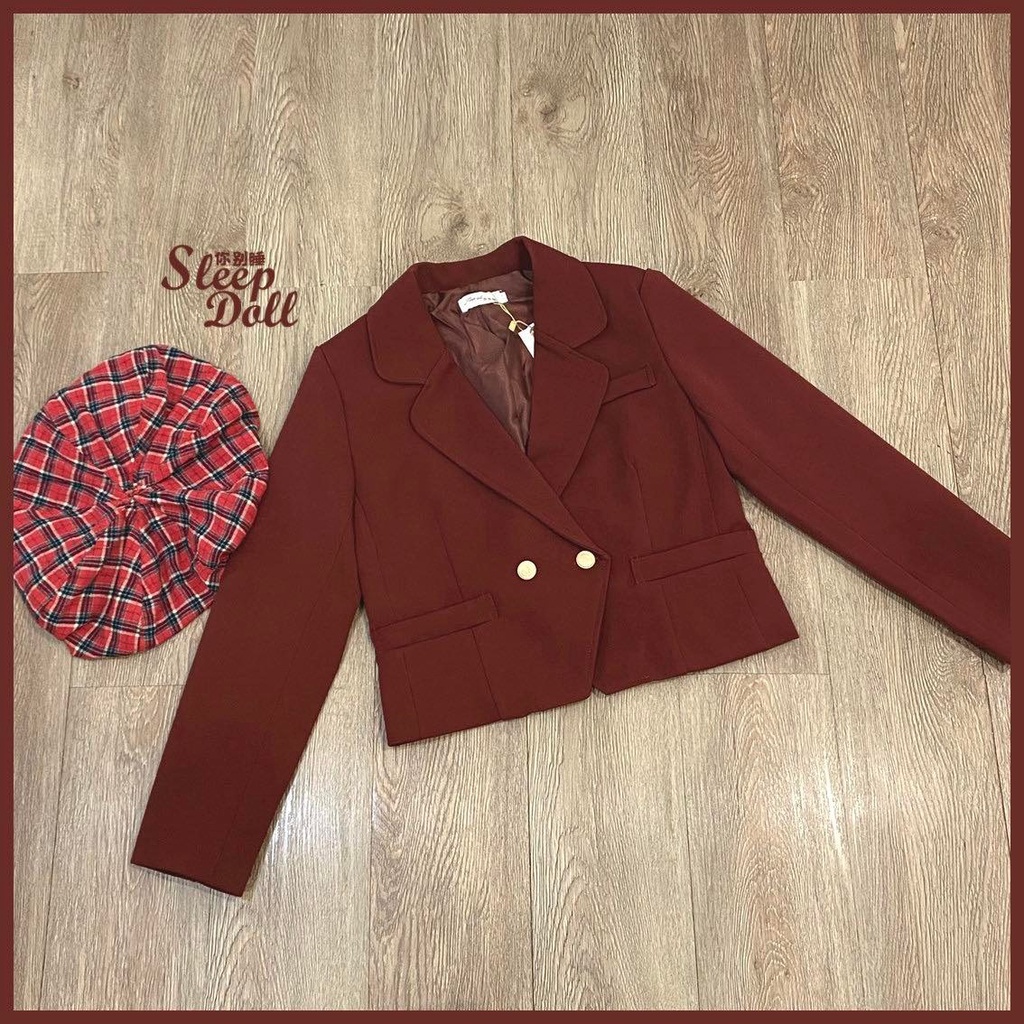 Áo Blazer Brand Sleep Doll - màu Đỏ #SLEEPDOLL