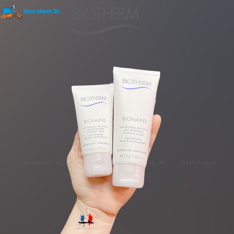 Kem dưỡng da tay chống lão hoá Biotherm Pháp 50 &100ml