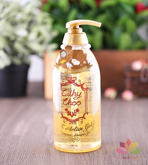 Sữa tắm Cathy Choo Vàng 24K Active Gold Hàn Quốc