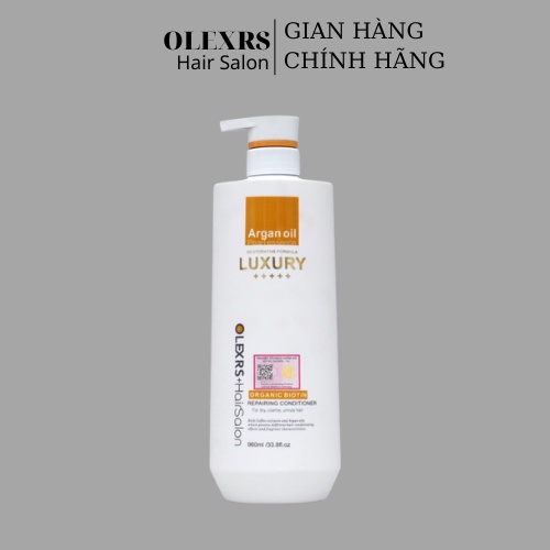 [Mã BMLT35 giảm đến 35K đơn 99K] Dầu cặp gội xả OLEXRS Luxury 500-960ml phục hồi chống rụng tóc | BigBuy360 - bigbuy360.vn