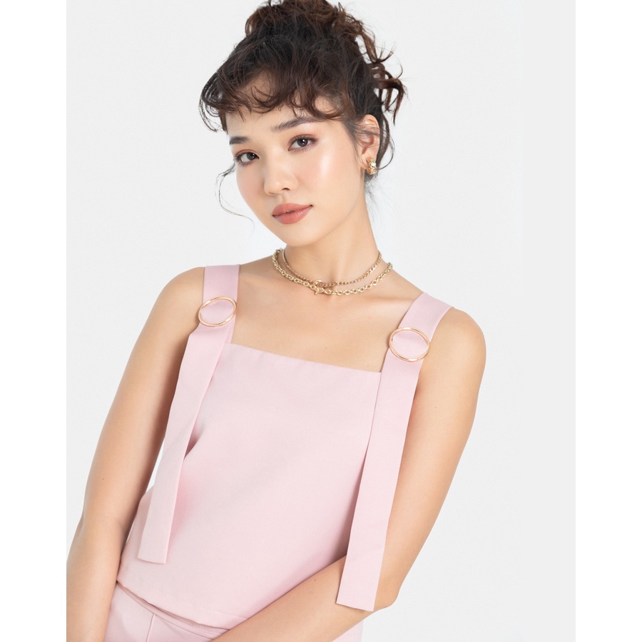 Áo Kiểu Thời Trang JUNO 2 Dây Dáng Suông JNAKI016